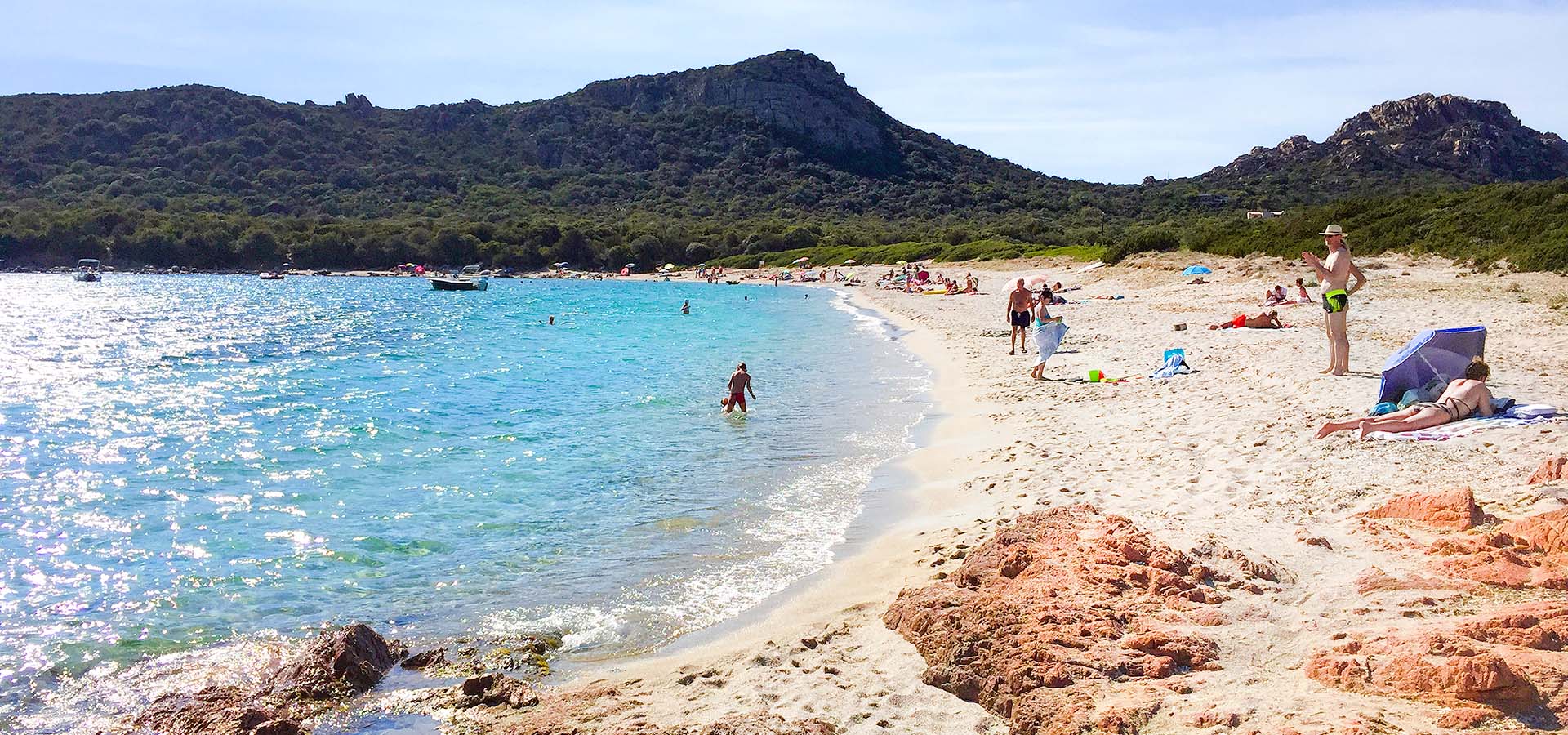 Camping Kevano plage Chevano contre jour