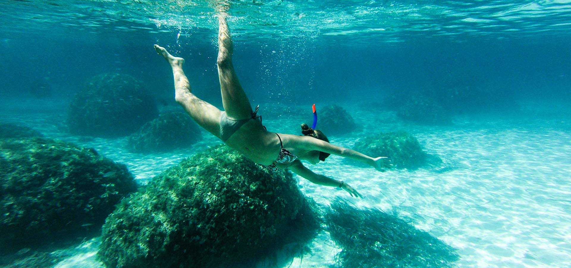 Camping Kevano plage snorkelling