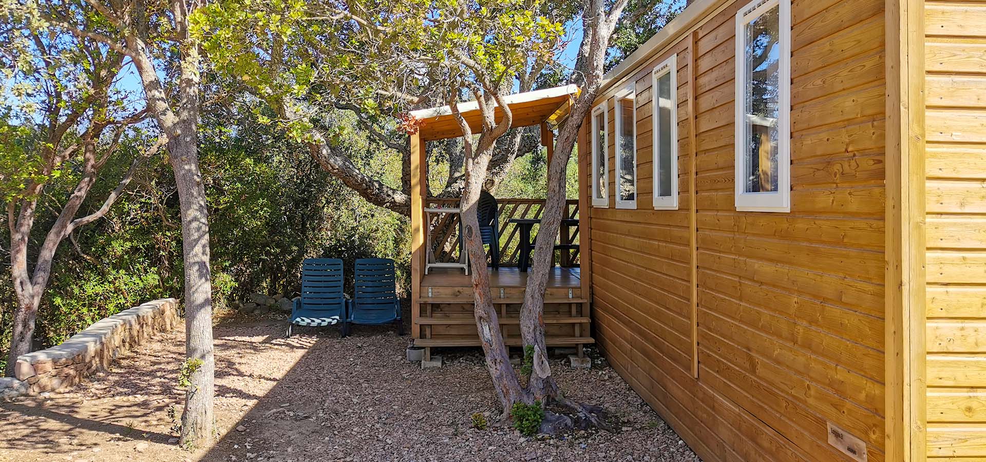 Camping kevano bungalow Boisrame parvis