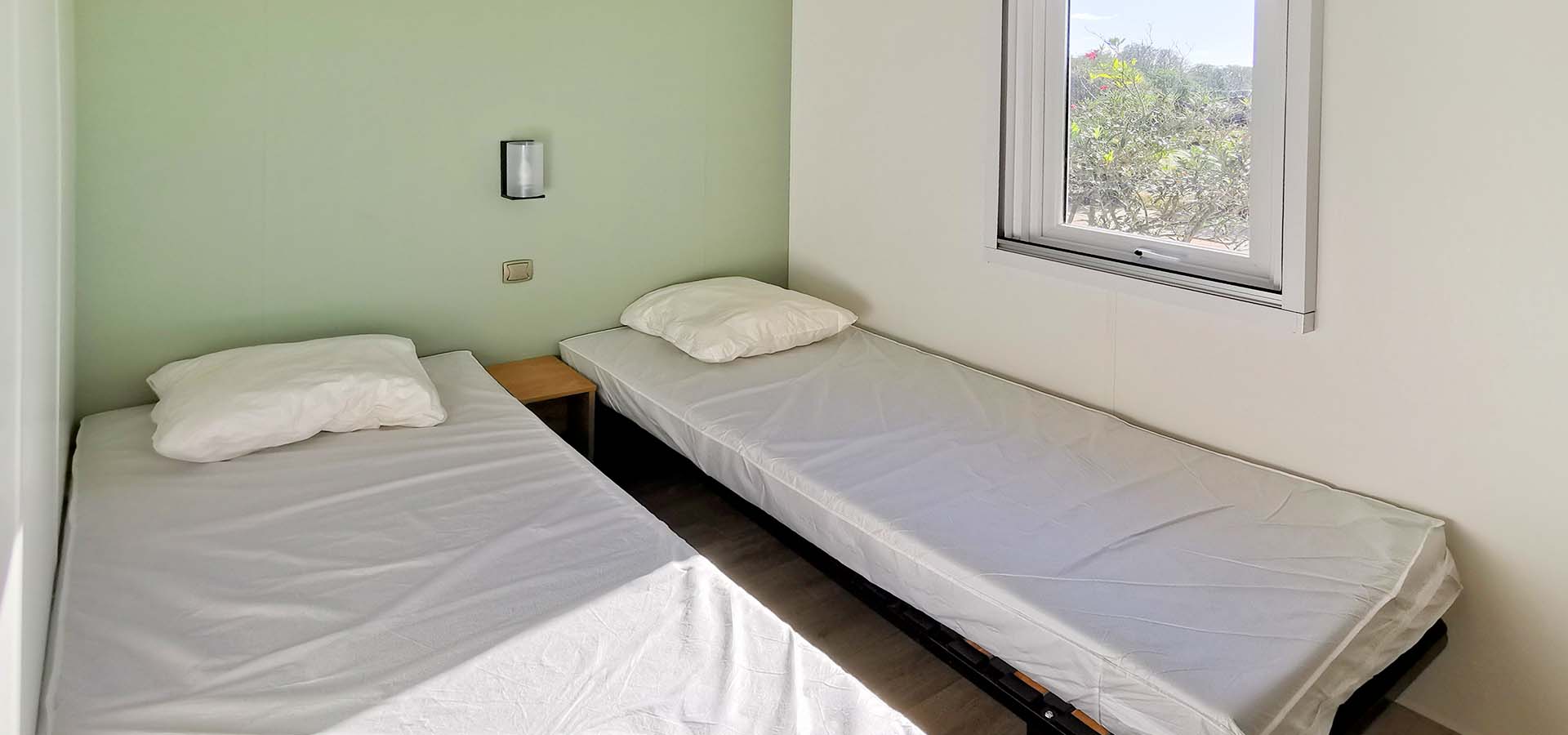 Camping kevano bungalow Bruyere chambre enfants