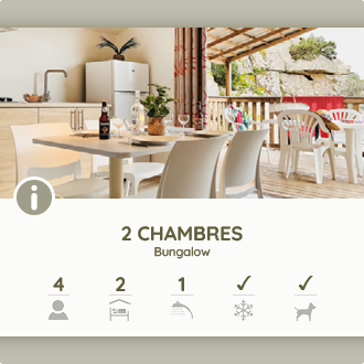 Bungalow 2 chambres