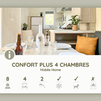 Mobil-home 4 chambres TRIBU