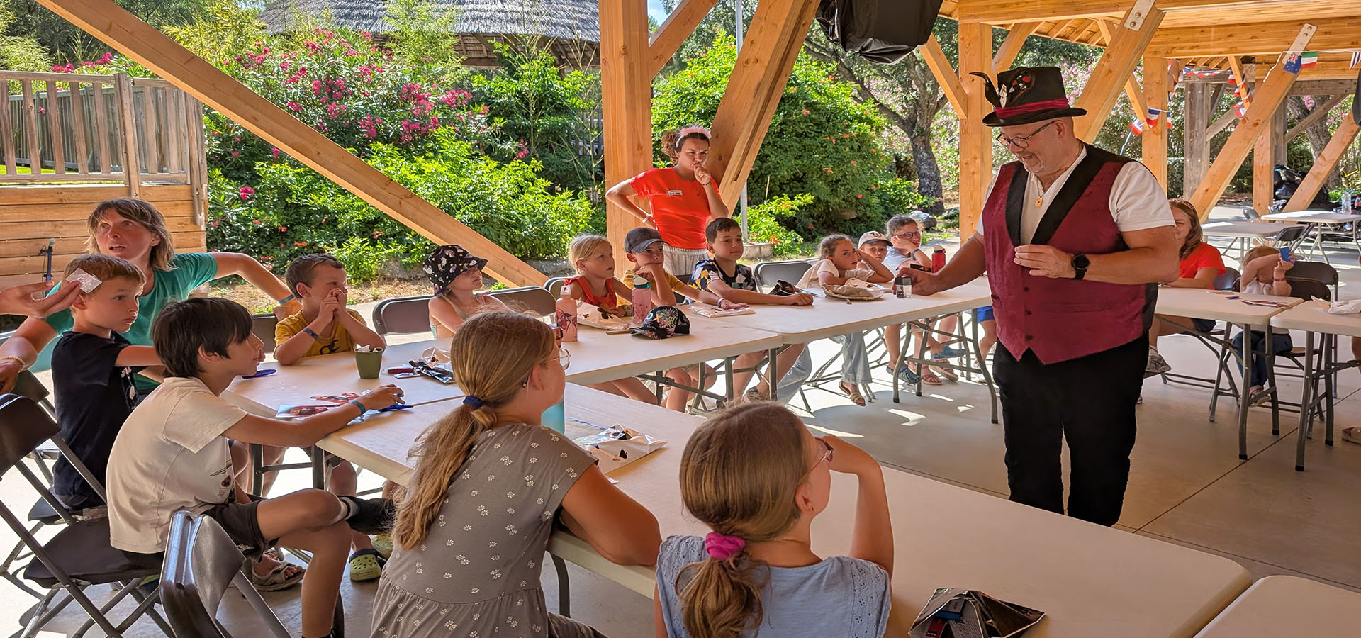 Camping san damiano animation club enfant magie