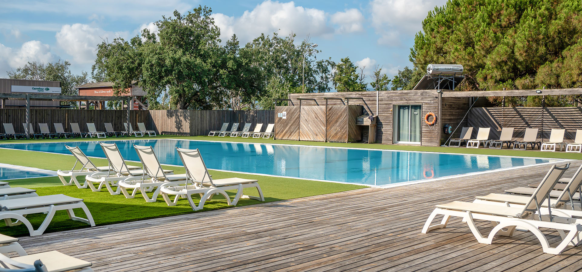Camping san damiano piscine avant ouverture
