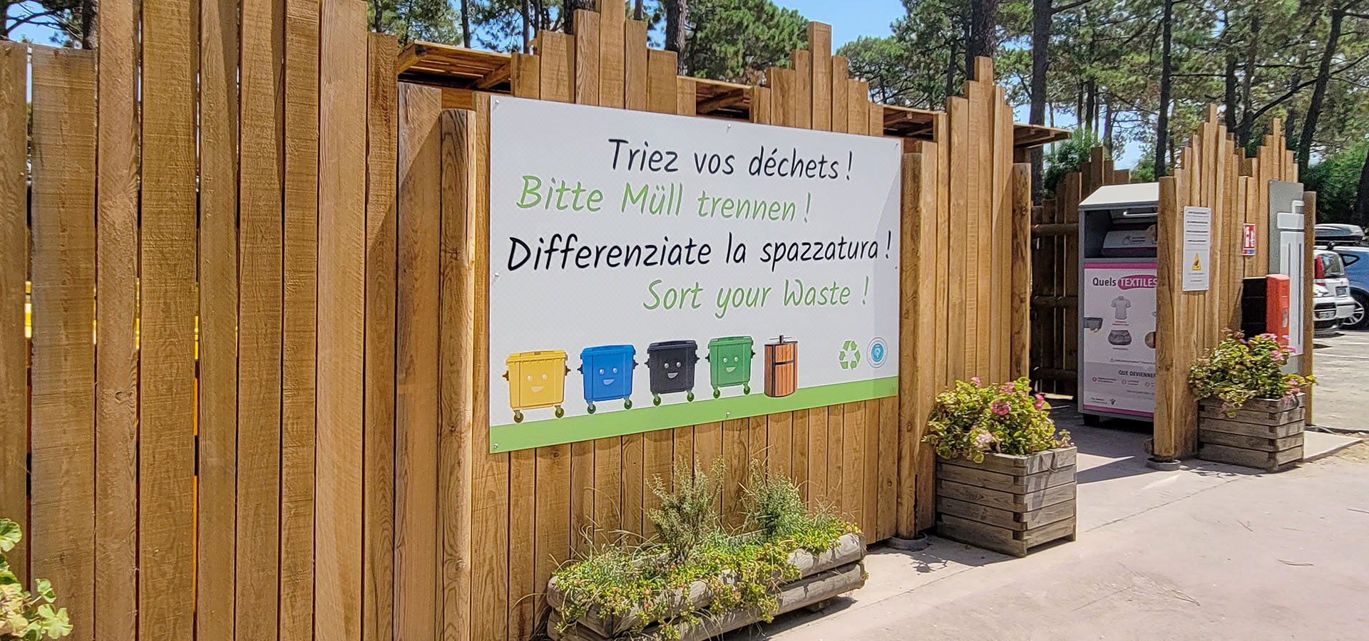 Camping san damiano ecologie triez vos dechets